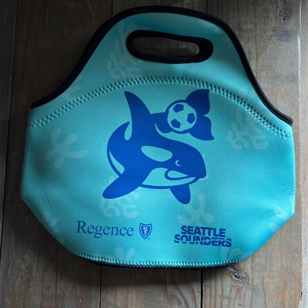 New Seattle Sounders Blue Lunch Tote - Picture 1 of 6